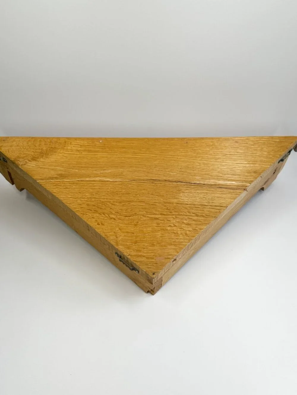 Vintage Wood Heart Corner Shelf Cottagecore Farm Country Trinket Primitive